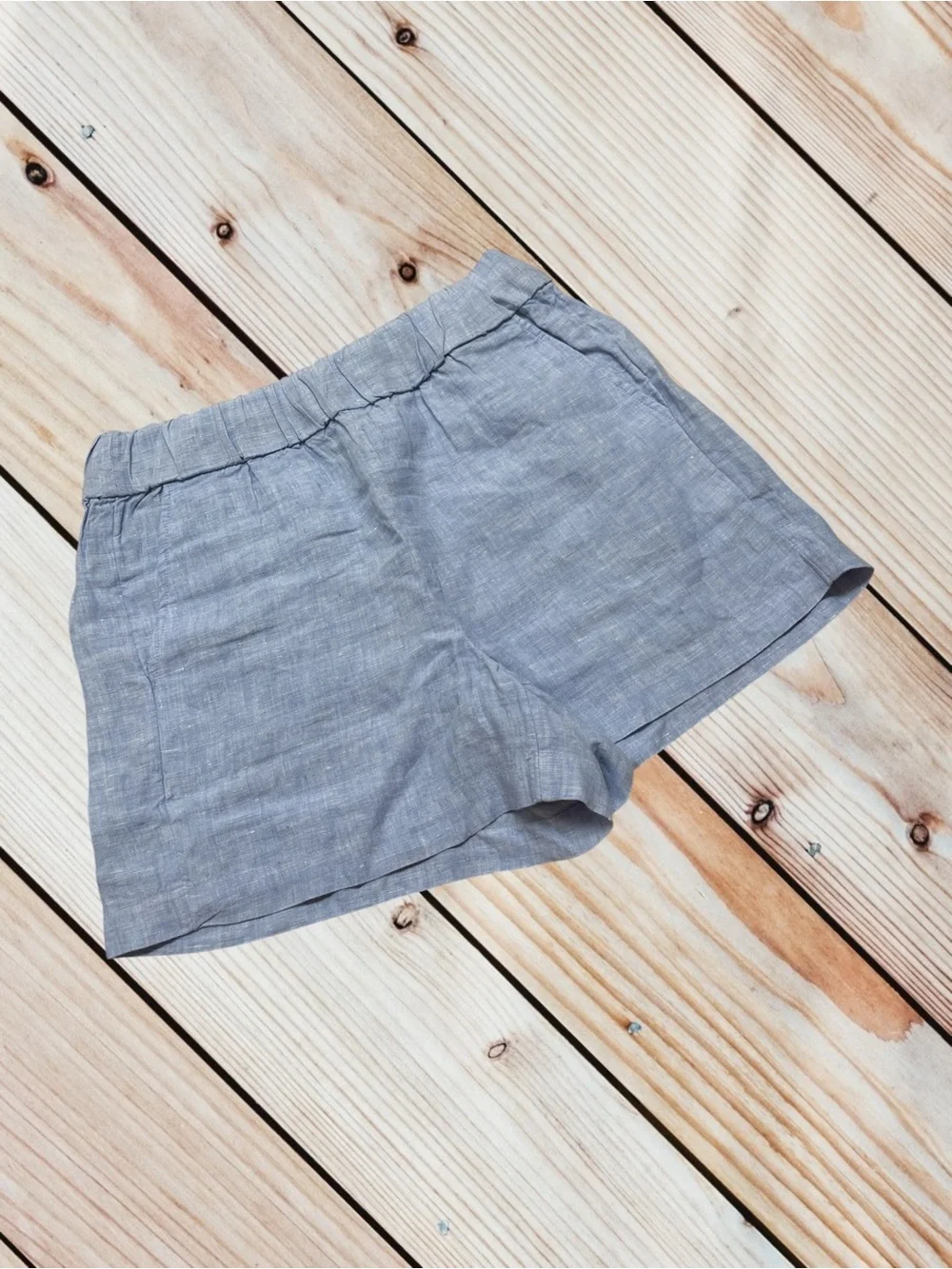 J. Crew XS french blue linen tropez shorts